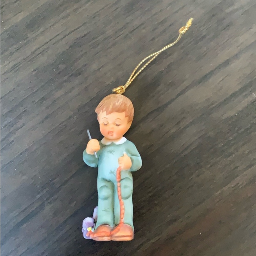 Vintage Hummel Christmas ornament The Conductor